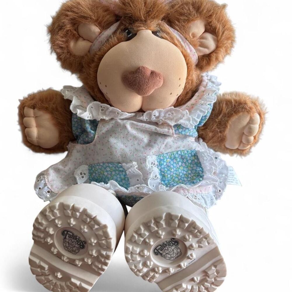 Vintage 1985 Coleco Furskins Persimmon Bear Xavier Roberts